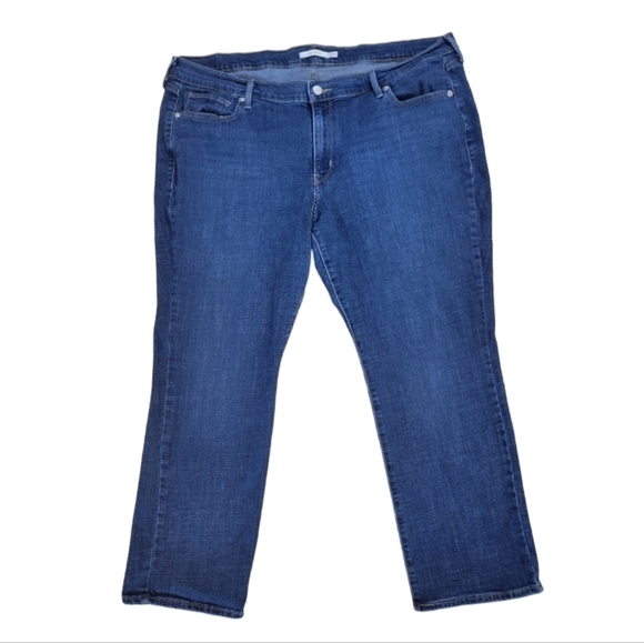 Levi's Classic Straight Leg Denim Jeans Size 22W - Picture 2 of 4